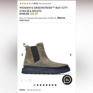 Olive green water proof Chelsea boot - Timberland